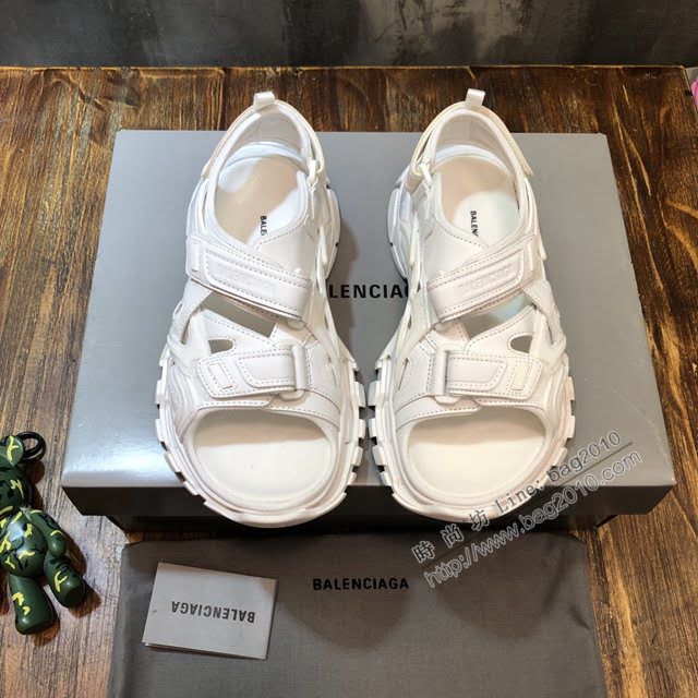 Balenciaga經典款男女鞋 巴黎世家頂級版本Track 4.0戶外概念復古老爹涼鞋 Balenciaga情侶款老爹鞋  hdbl1025